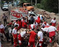 سیل در جاده چالوس