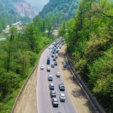 مسیر تونل فجر شهرکرد اصفهان شاخص