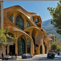 شاهکار معماری با الهام از کویر و هنر ایرانی شاخص