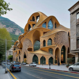 شاهکار معماری با الهام از کویر و هنر ایرانی1