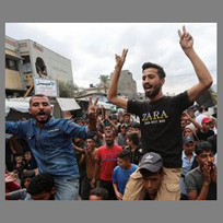 خوشحالی مردم غزه پایان جنگ غزه شاخص