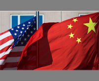 پرچم چين و امريکا