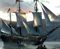 کشتي بزرگ بادباني شاخص