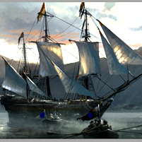 کشتي بزرگ بادباني شاخص