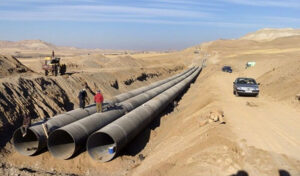 لوله گذاری پروژه انتقال آب دریای عمان به اصفهان