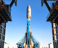 موشک سایوز201 بی در پایگاه فضایی وستوچنی روسیه