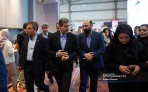دکتر مهدی جمالی‌نژاد در نمایشگاه ساختمان